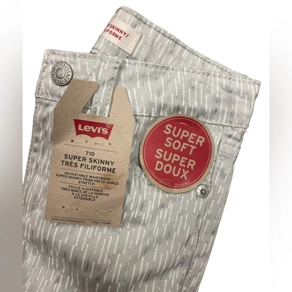 Levi’s 710 Super Skinny Jeans Size 6X Regular - Picture 4 of 8